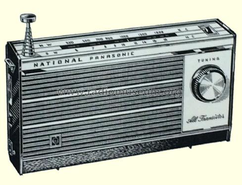 National Panasonic 2 Band R-240H; Panasonic, (ID = 2460263) Radio