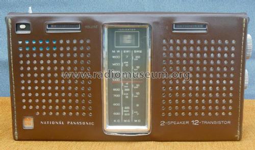 National Panasonic 2 Speaker 12 Transistor R-357; Panasonic, (ID = 2981540) Radio