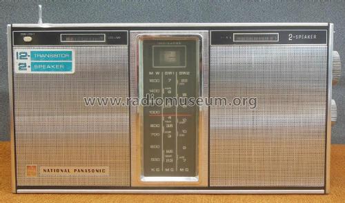 National Panasonic 2 Speaker 12 Transistor R-357; Panasonic, (ID = 2981542) Radio