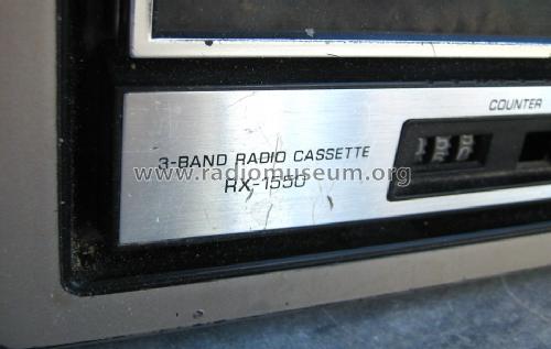 National Panasonic 3 Band Radio Cassette RX-1550T; Panasonic, (ID = 1573041) Radio