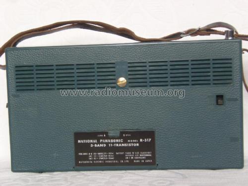 National Panasonic 3 Band Super SensitiveTuned RF stage R-317; Panasonic, (ID = 2242631) Radio