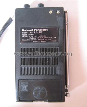 National Panasonic FM-AM Radio RF-517; Panasonic, (ID = 1617740) Radio