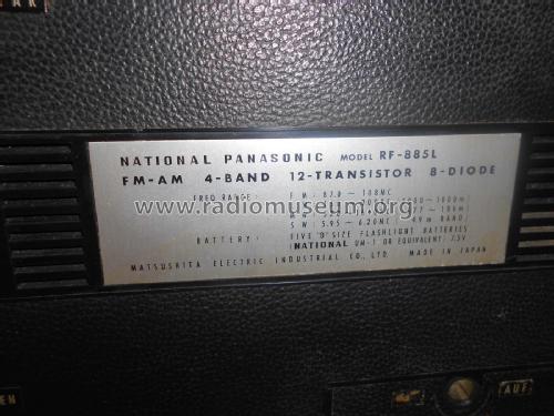 National Panasonic RF-885L; Panasonic, (ID = 2351417) Radio