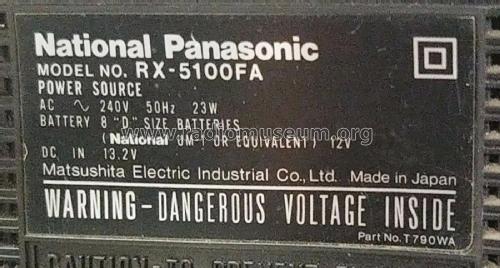 National Panasonic RX-5100FA; Panasonic, (ID = 2731994) Radio