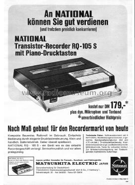 National RQ-105S; Panasonic, (ID = 2563713) R-Player