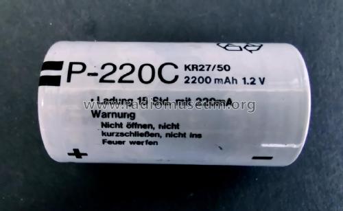 NiCd Rechargeable Battery P-220C KR27/50; Panasonic, (ID = 2686276) Power-S