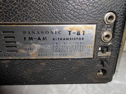 Panasonic FM-AM All Transistor T-81; Panasonic, (ID = 2821417) Radio