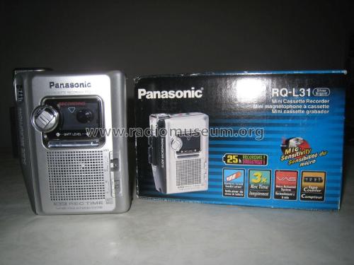 Panasonic Mini Cassette Recorder RQ-L31; Panasonic, (ID = 2012563) Reg-Riprod