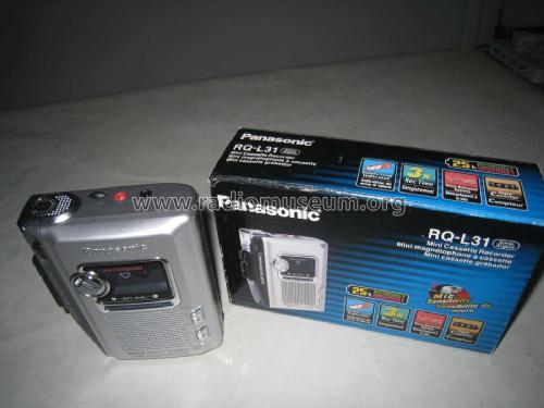 Panasonic Mini Cassette Recorder RQ-L31; Panasonic, (ID = 2012564) Ton-Bild