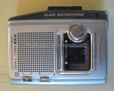 Panasonic Mini Cassette Recorder RQ-L31; Panasonic, (ID = 2565824) R-Player