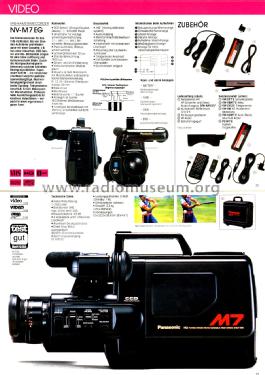 Panasonic VHS Camcorder - Movie NV-M7 E/EM, B/EA, EG/A, EO/AM, EN; Panasonic, (ID = 2564818) Enrég.-R