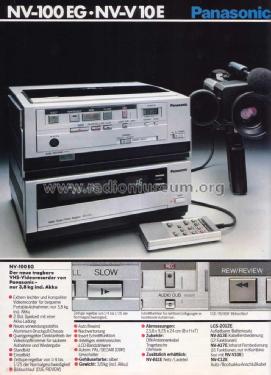 Panasonic Video Cassette Recorder NV-100-EG; Panasonic, (ID = 2103231) R-Player