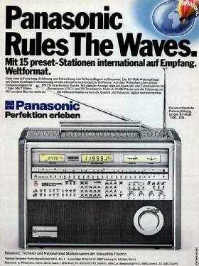 Phase-Locked-Loop Synthesizer RF-9000; Panasonic, (ID = 1652855) Radio