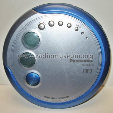 Portable CD Player SL-SX418; Panasonic, (ID = 2109084) Reg-Riprod