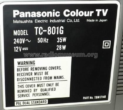 Quintrix Video Monitor - Colour TV TC-801G; Panasonic, (ID = 1708121) Television