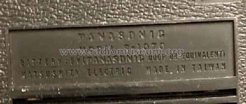 R-1070; Panasonic, (ID = 2893394) Radio