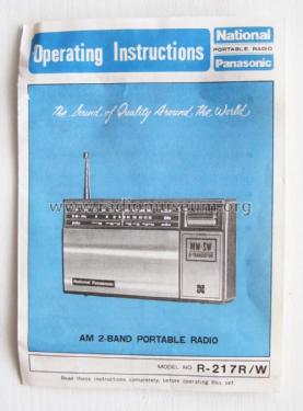 R-217R; Panasonic, (ID = 2725133) Radio