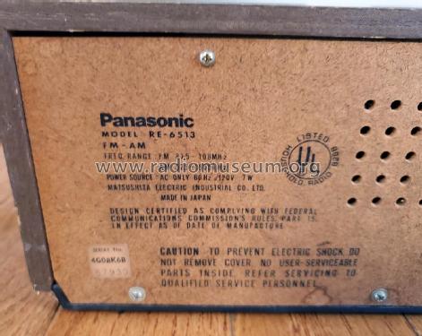 RE-6513; Panasonic, (ID = 2967488) Radio