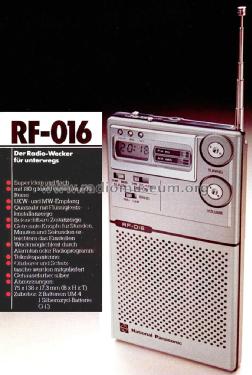 RF-016; Panasonic, (ID = 2402175) Radio