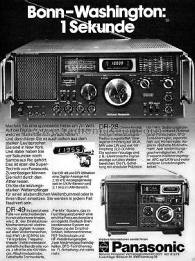 RF-4900 LBS / DR-49; Panasonic, (ID = 1652857) Radio