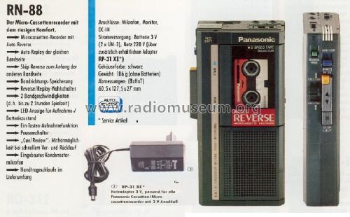 RN-88; Panasonic, (ID = 1649679) Sonido-V