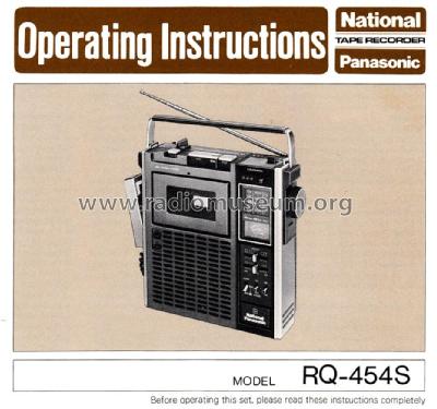 RQ-454S; Panasonic, (ID = 2241328) Radio