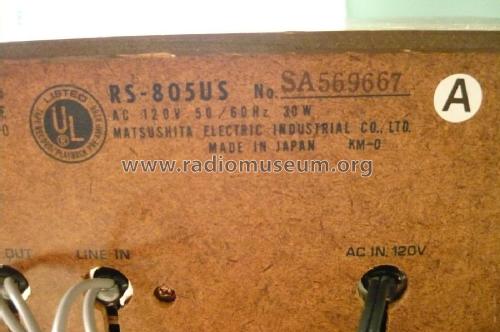 RS-805US; Panasonic, (ID = 2846741) R-Player