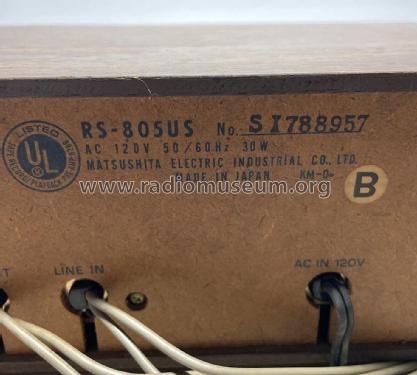 RS-805US; Panasonic, (ID = 2847041) R-Player
