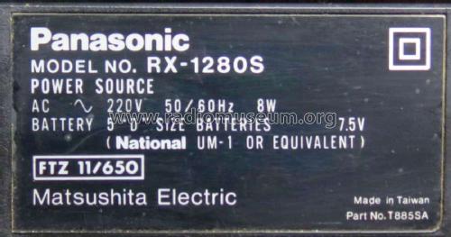 Panasonic RX-1280S; Panasonic, (ID = 2155086) Radio