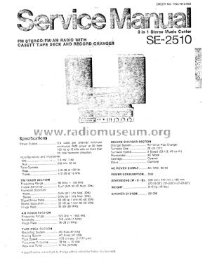 SE-2510; Panasonic, (ID = 2824019) Radio