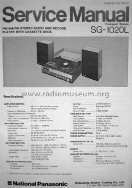 SG-1020L; Panasonic, (ID = 1761916) Radio