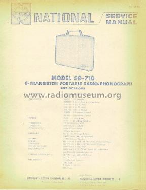 SG-710; Panasonic, (ID = 2868151) Radio