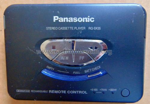 Stereo Cassette Player RQ-SX35; Panasonic, (ID = 2964860) R-Player