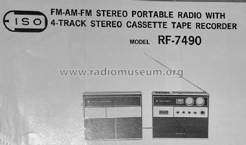 Stereo Cassette RF-7490; Panasonic, (ID = 1628047) Radio
