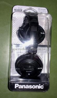 Stereo Headphones RP-DJS200; Panasonic, (ID = 1750493) Speaker-P