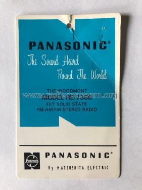 The Woodmont FM-AM, FM-Stereo RE-7300; Panasonic, (ID = 2502114) Radio