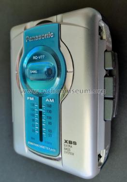 Stereo Radio Cassette Player RQ-V77; Panasonic, (ID = 2678905) Radio