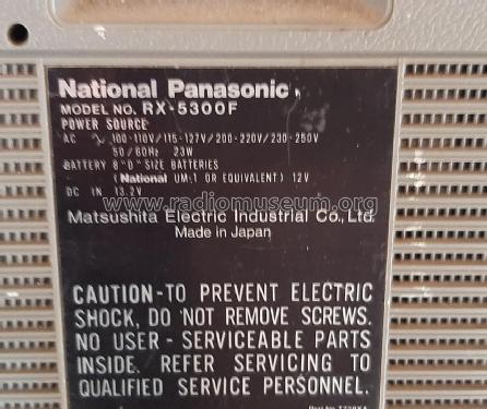 Stereo Radio Cassette Recorder RX-5300F; Panasonic, (ID = 2538097) Radio