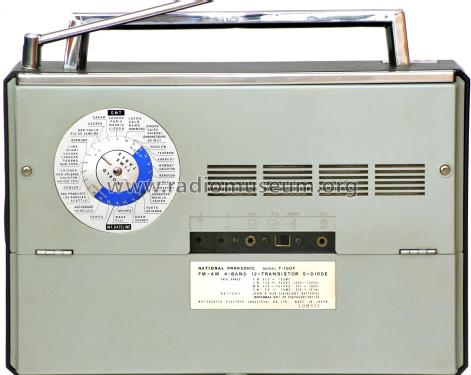National Panasonic AM-FM T-100F; Panasonic, (ID = 1839291) Radio