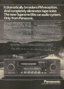 The Supreme Elite ; Panasonic, (ID = 2889337) Car Radio