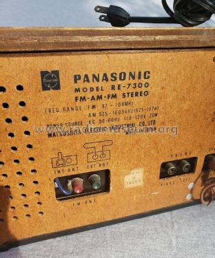 The Woodmont FM-AM, FM-Stereo RE-7300; Panasonic, (ID = 2850913) Radio