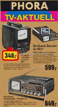 TR-5001S; Panasonic, (ID = 1767135) TV Radio