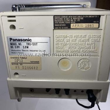 TRG-511T; Panasonic, (ID = 2724919) Television