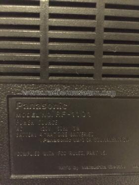 TV-FM-AM 4-Band Receiver RF-1101; Panasonic, (ID = 2254317) Radio