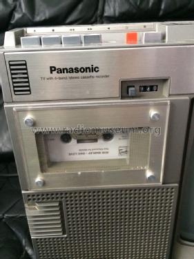 Panasonic - TV with 4-Band Stereo Radio Cassette Recorder TR-1200G; Panasonic, (ID = 1741462) Fernseh-R