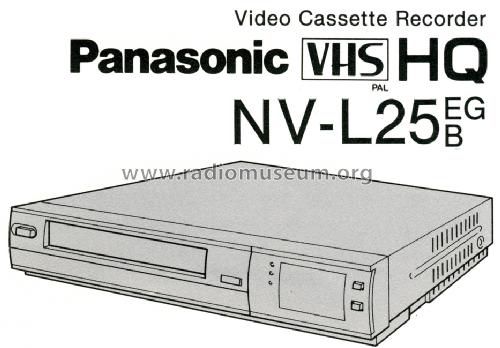 Video Cassette Recorder NV-L25E; Panasonic, (ID = 1596823) R-Player