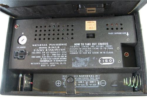 National Panasonic 2-Band 8-Transistor R-247JB; Panasonic, (ID = 1080646) Radio