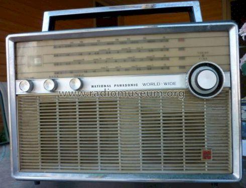 National Panasonic World-Wide 4-Band 9-Transistor T-100D; Panasonic, (ID = 1147425) Radio