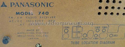 740; Panasonic, (ID = 1236847) Radio