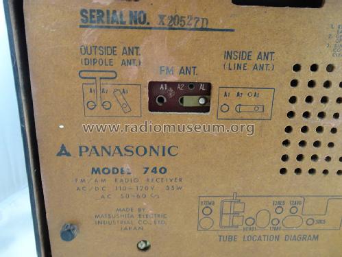740; Panasonic, (ID = 1236849) Radio